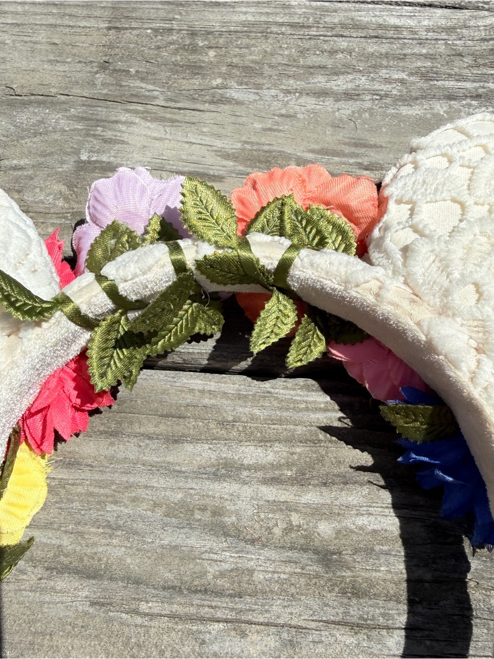 Disney Floral Lace Minnie Mouse Ear Headband - Multicolor - Picture 9 of 10